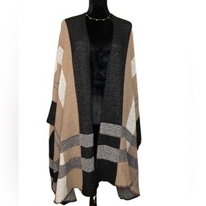 CHIC SOUL Cabin Cutie Cardigan/Poncho - Size XL